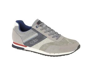 Route 21 Mens 6 Eye Casual Lace Up Trainers (Grey) - DF1749