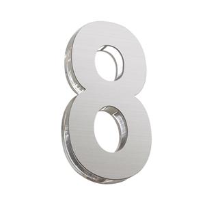 Sandleford 120mm 8 Stainless Steel Azure Numeral
