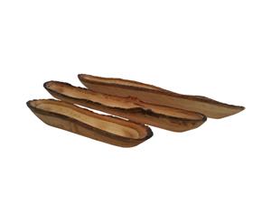 Set of 3 Canoo Wooden Trays - small medium & large