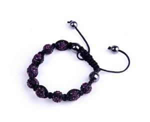 Shamballa Bracelet - Purple
