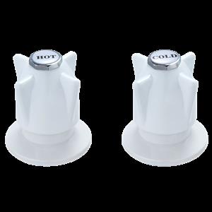 Shaw & Mason White Basin Top Assembly With Die Cast Handle