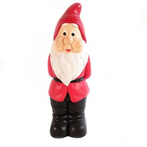 Tuscan Path 30cm Red And Black Gnome Garden Statue