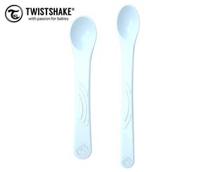 Twistshake Baby Feeding Spoon Set 2-Pack - Pastel Blue