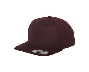 Yupoong Mens The Classic Premium Snapback Cap (Pack Of 2) (Maroon) - RW6714