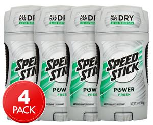 2 x 2pk Speed Stick Power Fresh Antiperspirant Deodorant 85g