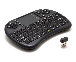 2.4Ghz Mini Wireless Keyboard Touchpad Mouse Combo Rechargeable Usb 2.0 Ukb-500 Blk