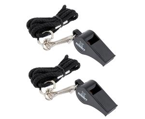 2PK Summit Sports Pealess Whistle for Referee/Match/Outdoor/Training w/ Lanyard