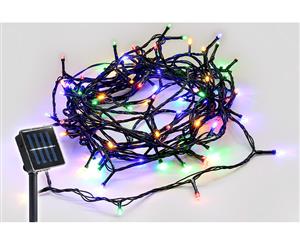 420 LED Solar Power Fairy Light Chain - Multicolour