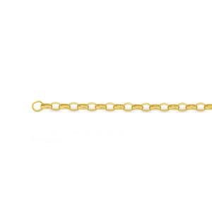 9ct 45cm Solid Oval Belcher Chain