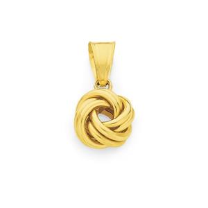 9ct Gold 9mm Knot Pendant