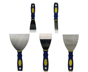 AB Tools 5PC Soft Grip Flexible Scrapers Decorating Wallpaper Strippers 25 - 125mm