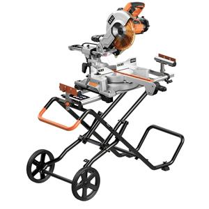 AEG 2000W 254mm Mitre Saw and Mobile Stand Combo