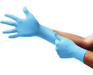Ansell - TouchNTuff 92-670 Nitrile Disposable Gloves - Blue L - 240MM Powder Free - 1 Box (100) - 92670090