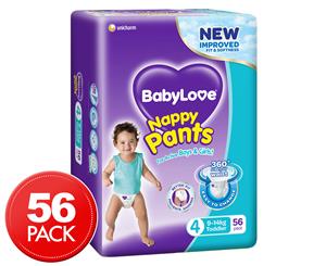 BabyLove Toddler Jumbo Nappy Pants 9-14kg 56 Pack