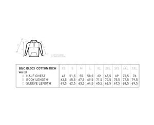 B&C Unisex Adults Hooded Sweatshirt/Hoodie (Anthracite) - BC1298