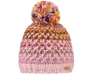 Barts Womens/Ladies Nicole Classic Knitted Walking PomPom Beanie Hat - Pink