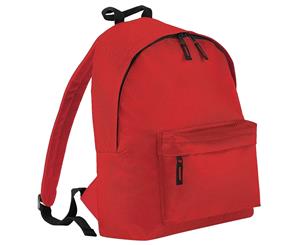 Beechfield Childrens Junior Fashion Backpack Bags / Rucksack / School (Bright Red) - RW2019