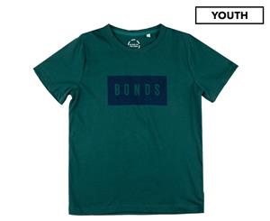 Bonds Tween Short Sleeve Logo Crew Tee / T-Shirt / Tshirt - Lazarus & Blue Grotto