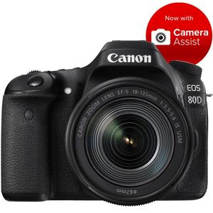 Canon EOS 80D DSLR Camera with 18-135mm IS Lens (Super Kit)