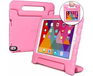 Cooper Dynamo [Rugged Kids Case] Protective Case for iPad Pro 9.7 iPad Air 2 | Child Proof Cover with Stand Handle | A1673 A1674 A1566 A1567 (Pink)