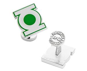 DC Comics Green Lantern Symbol Silver Plated Cufflinks