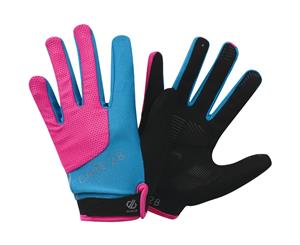 Dare 2B Womens Forcible Lightweight Stretchy Cycling Gloves - Cyber Pink