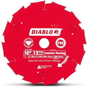 Diablo 254mm 90T PCD Circular Saw Blade for Laminate Flooring Cutting