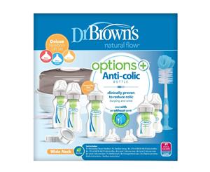 Dr Browns Options PLUS Deluxe Wide Neck Newborn Gift Set