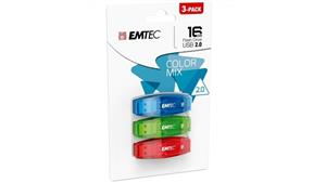 Emtec C410 3-Pack 32GB USB2.0 Flash Drive