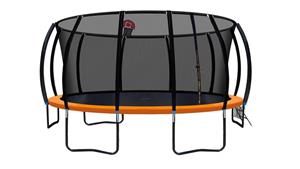 Everfit 16ft Trampoline with Basketball Hoop - Orange