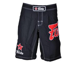 FAIRTEX-Black MMA UFC Fight / Board Shorts Trunks (AB1)