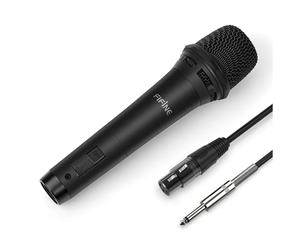 Fifine Dynamic Vocal Microphone Cardioid Handheld Corded Karaoke Mic w/Cable BLK