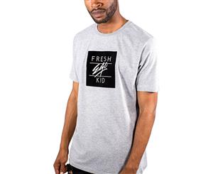 Fresh Ego Kid Men's Box Logo T-Shirt Grey