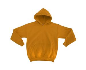 Gildan Heavy Blend Childrens Unisex Hooded Sweatshirt Top / Hoodie (Gold) - BC469