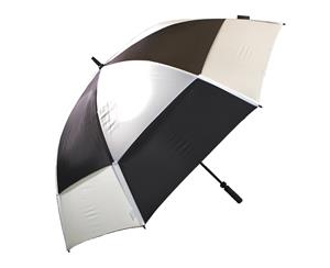 GustBuster Pro Series Gold Umbrella 68 Inch Black/White