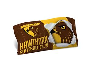 Hawthorn Hawks AFL Team Logo Pillow Case Single Pillowslip