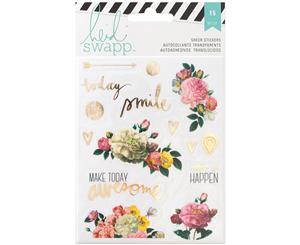 Heidi Swapp Memory Planner Clear Stickers-Floral