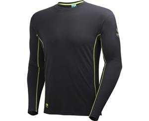 Helly Hansen Mens Magni Long Sleeve Warm Technical Baselayer T Shirt - Black