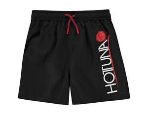 Hot Tuna Boys Logo Shorts Junior Elasticated Waistband - Black