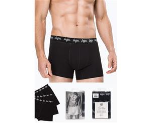 Hype Black Core Men's Boxer Shorts X3 Pack - White