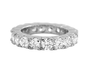 Iced Out Bling Micro Pave Ring - ETERNITY silver