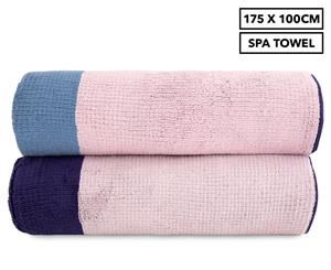 Istoria Home Hazel Spa Towel 2-Pack - Coastal