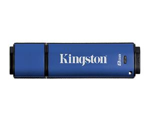 Kingston Technology 8GB Data Traveler Vault Privacy USB 3.0 Hardware Encrypted Drive