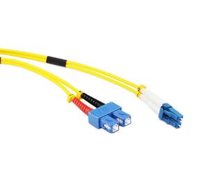 Konix 25M LC-SC OS1/OS2 9/125 Singlemode Duplex Fibre Patch Cable