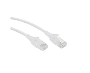 Konix 7.5M Slim CAT6 UTP Patch Cable LSZH in White