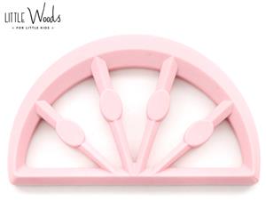 Little Woods Citrus Fruit Silicone Teether - Pink Grapefruit
