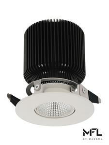 MFL By Masson Accent Gimble LED Dimmable White Downlight in Cool White