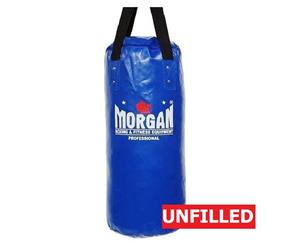 MORGAN Small Stubby Punch Bag Muay Thai Boxing MMA UNFILLED Blue - Blue