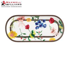 Maxwell & Williams Teas & C's Contessa 25x11.5cm Oblong Serving Platter Tray WHT