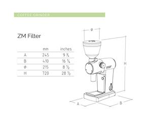 Mazzer ZM Coffee Grinder - White
